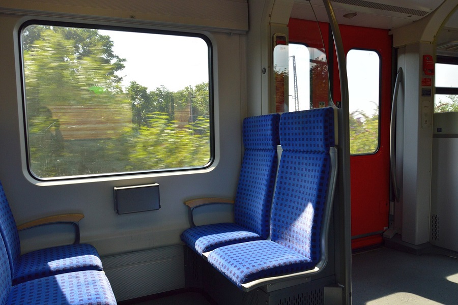 Zitplaatsen in de regionale trein naar Münster
