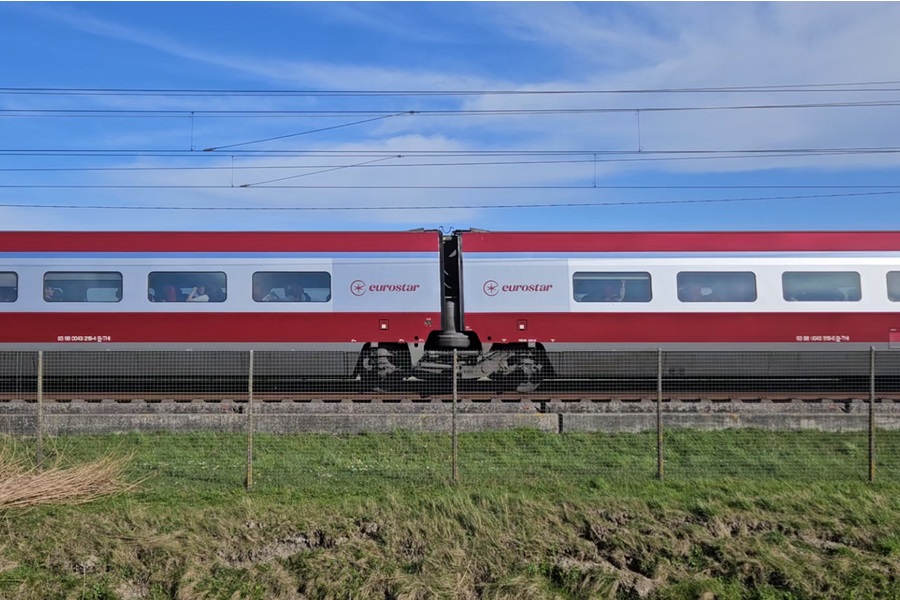 Eurostar trein naar Aime-la-Plagne