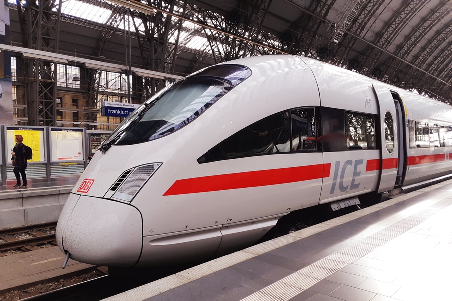 ICE trein naar Esbjerg