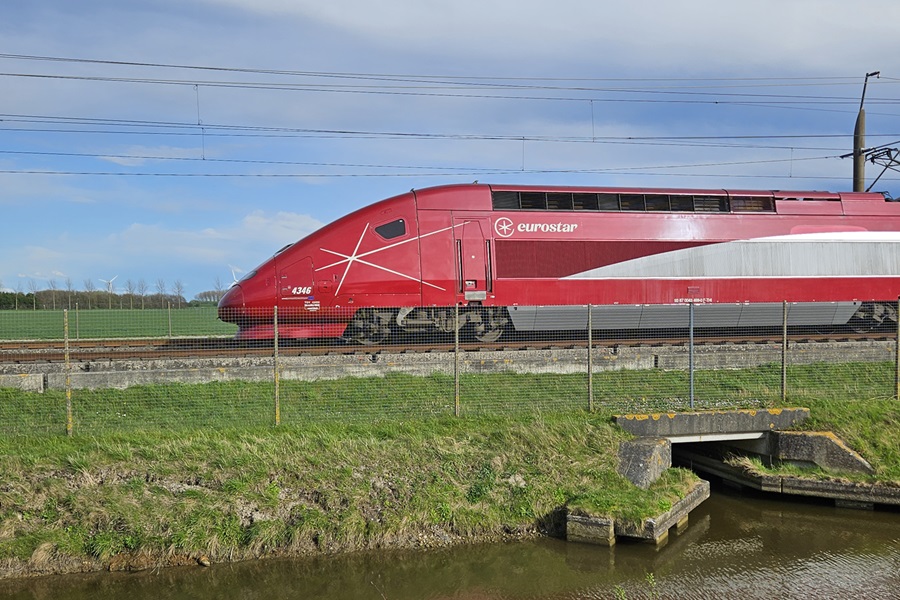 Eurostar trein naar Hasselt