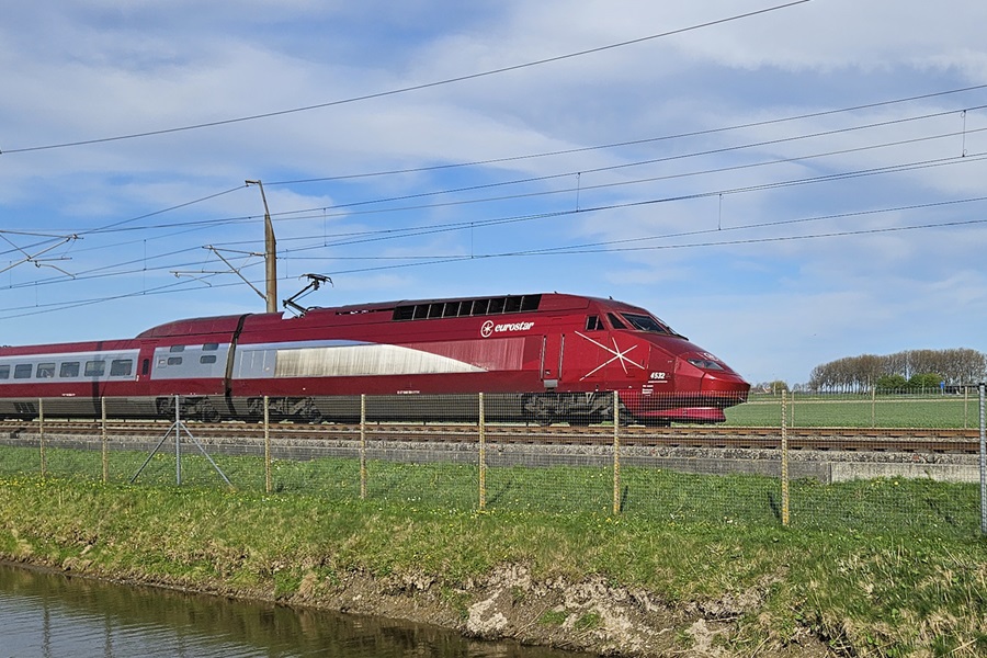 Eurostar trein naar Knokke