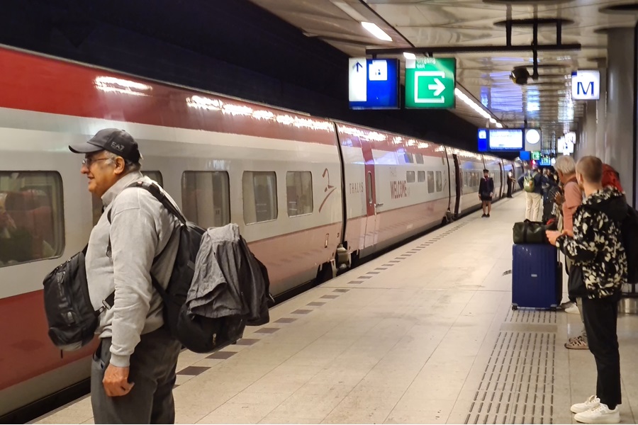 Eurostar trein naar Luik