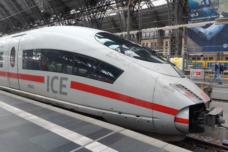 ICE trein naar Bad Schandau