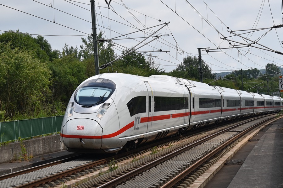 ICE trein naar Bamberg