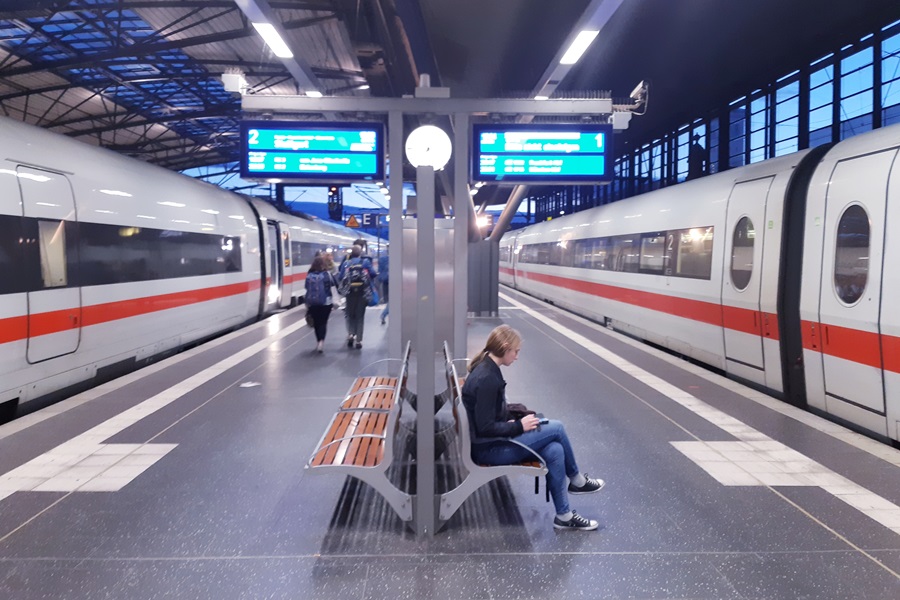 ICE trein naar Bielefeld