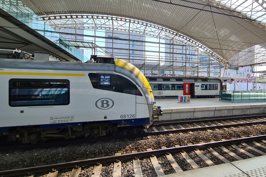 Intercity trein naar Charleroi