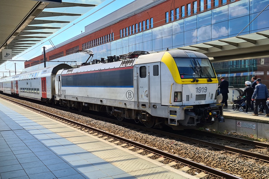 Intercity trein naar Knokke